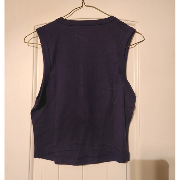 Corona Navy Blue Women's Crop Top Tank Top Size Large - Picture 4 of 4